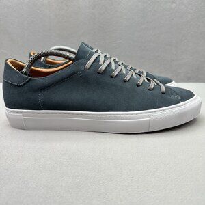 Beckett Simonon Reid Mens Size 10 Shoes Blue Suede Low Top Casual Sneakers EUC
